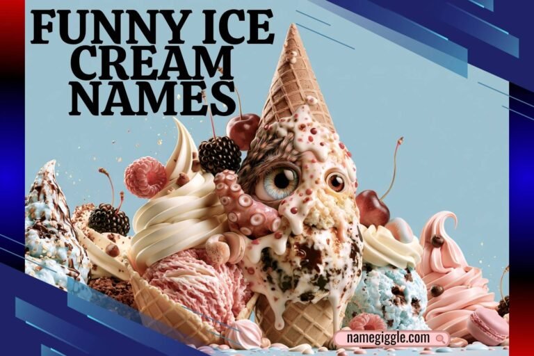 funny ice cream names