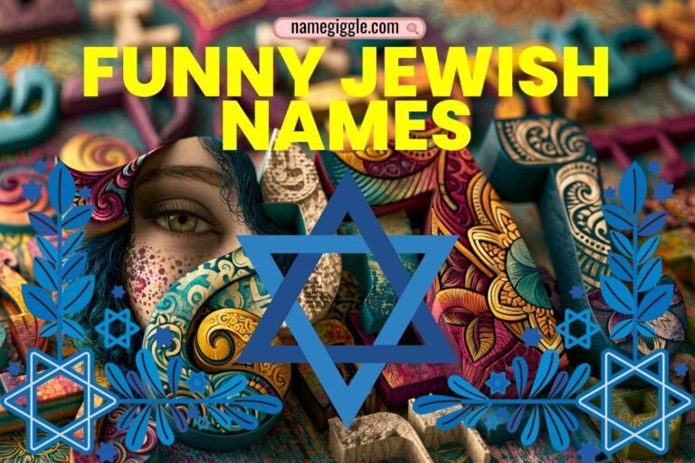 funny jewish names