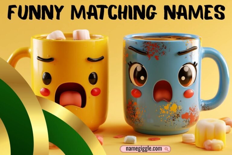 funny matching names