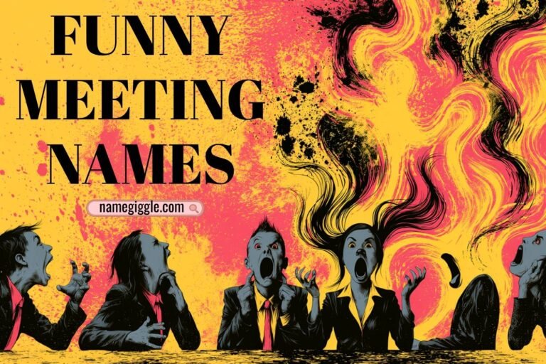 funny meeting names