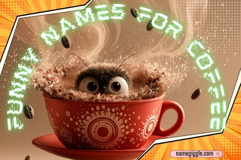 funny names for coffee