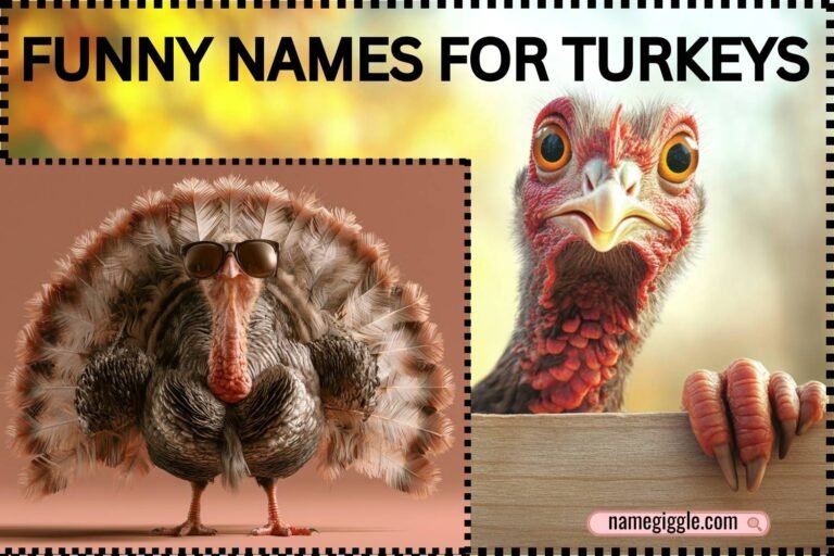 funny names for turkeys