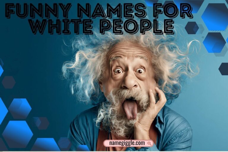 funny names for white people