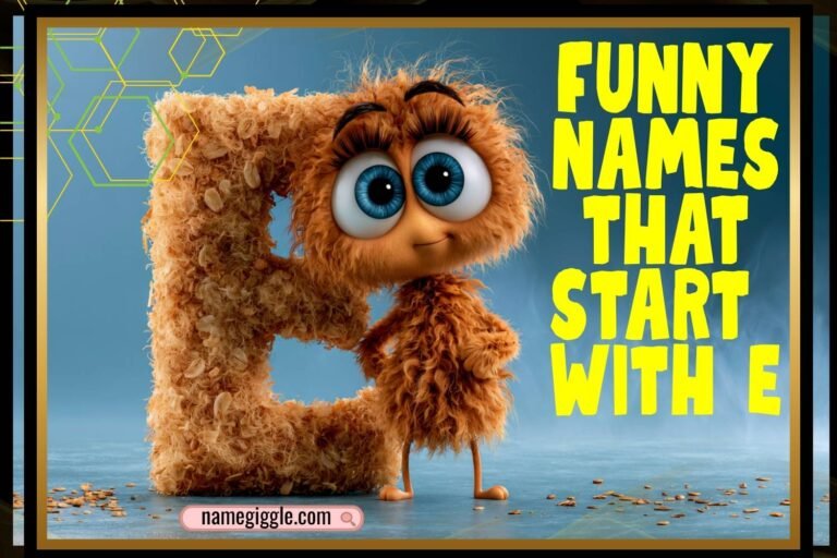 funny names that start with e