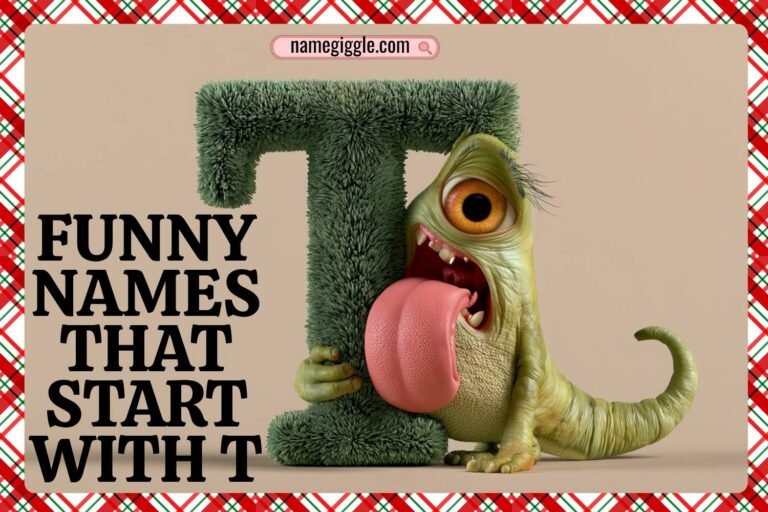 funny names that start with t