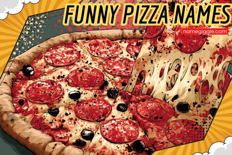 funny pizza names