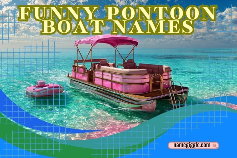 funny pontoon boat names