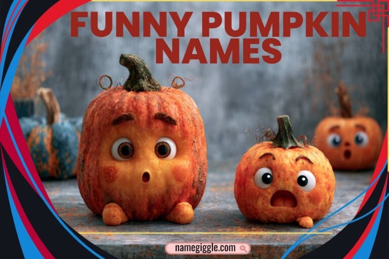 funny pumpkin names