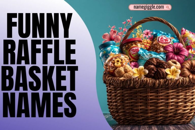 funny raffle basket names