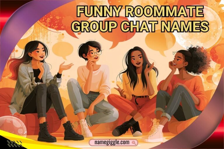 funny roommate group chat names