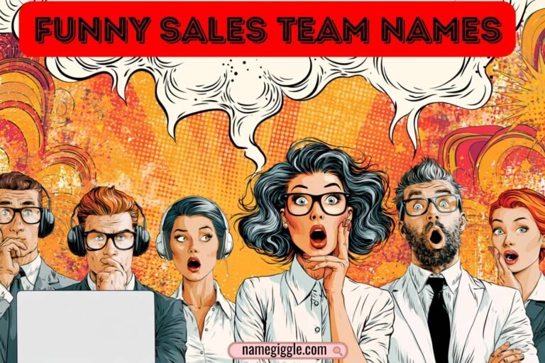 funny sales team names