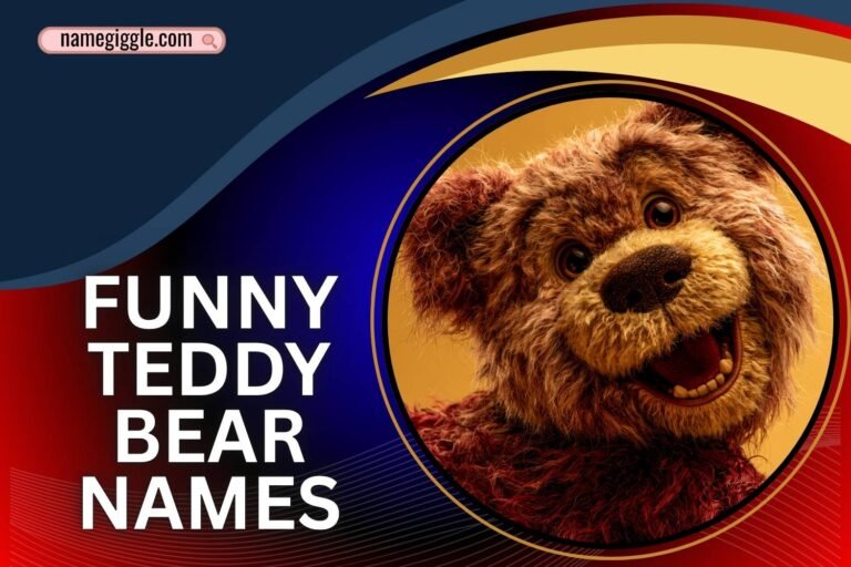 funny teddy bear names