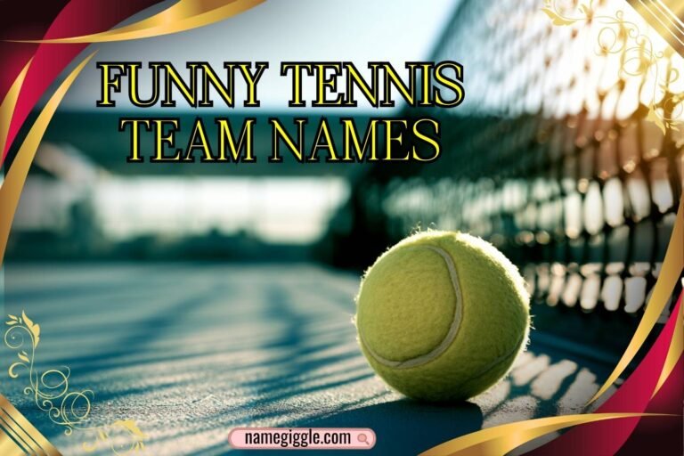 funny tennis team names