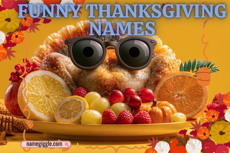 funny thanksgiving names