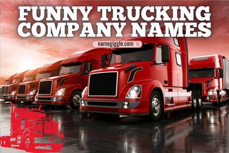 funny trucking company names