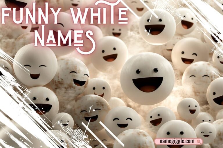 funny white names