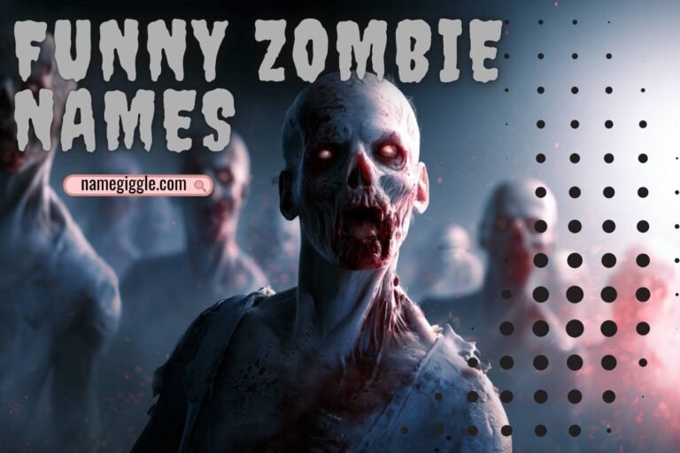 funny zombie names